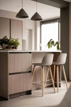 Albert Kuip (set van 2) Counter stoel