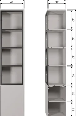 Basic Vitrinekast
