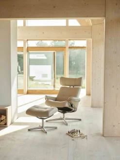 Berlin Relaxfauteuil + Hocker