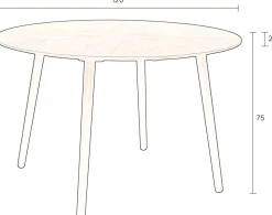 Clover Rond Eettafel