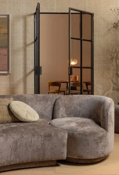 Combi-Popular Fauteuil + Poef Elementenbank