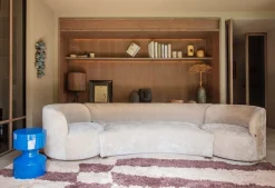 Combi-Popular Fauteuil + Poef Elementenbank