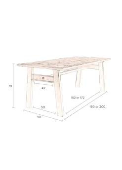 Crude Eetkamertafel