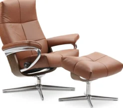 David Relaxfauteuil + Hocker