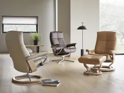 David Relaxfauteuil + Hocker
