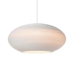 Disc White Hanglamp