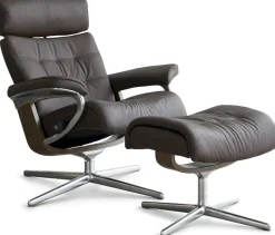 Erik L Relaxfauteuil + Hocker
