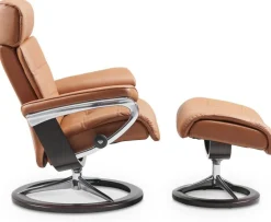 Erik M Relaxfauteuil + Hocker