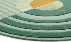 Fano Girare Green Vloerkleed