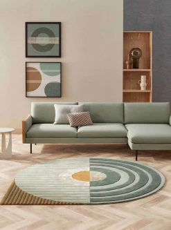 Fano Girare Green Vloerkleed