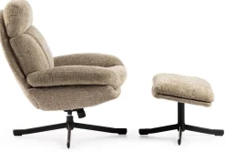 Lenn Relaxfauteuil + Hocker