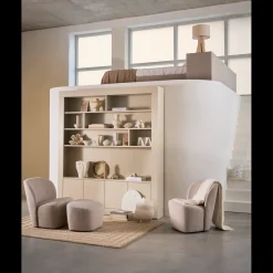 Lofty Bouclé Fauteuil