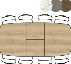 Masura Uitschuifbaar Eettafel