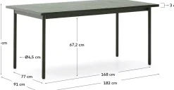 Maurina Groen Tuintafel