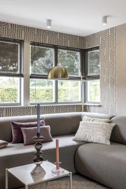 Metal Bow Vloerlamp