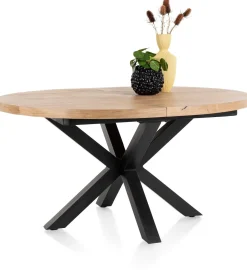 Metalox Rond Uitschuiftafel
