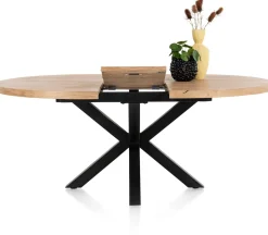 Metalox Rond Uitschuiftafel