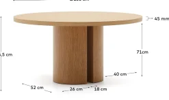 Nealy Rond Eettafel