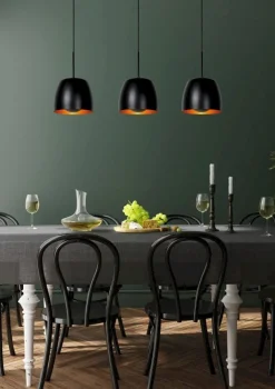 Nolan Zwart Hanglamp