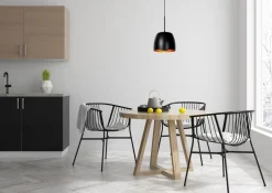 Nolan Zwart Hanglamp