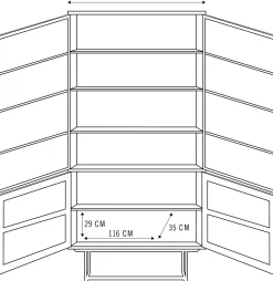 Odeon Vitrinekast