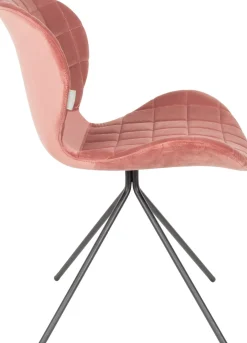 OMG velvet (set van 2) Eetkamerstoel