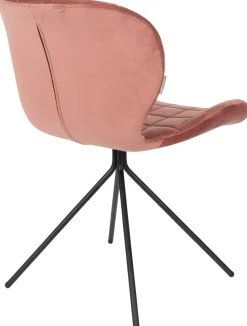 OMG velvet (set van 2) Eetkamerstoel