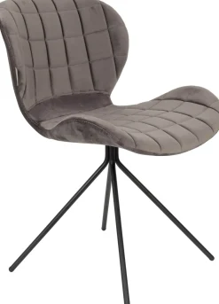 OMG velvet (set van 2) Eetkamerstoel