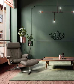 Paul Relaxfauteuil + Hocker