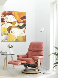 Ruby Relaxfauteuil + Hocker
