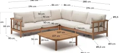 Sacova Outdoor Loungeset