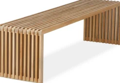 Slatted L Bank