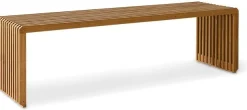Slatted L Bank