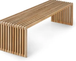 Slatted L Bank