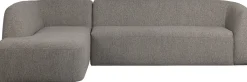 Sloping Grey Melange Hoekbank