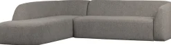 Sloping Grey Melange Hoekbank