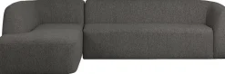 Sloping Grey/Black Melange Hoekbank