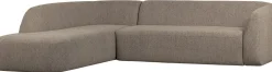 Sloping Light Brown Melange Hoekbank