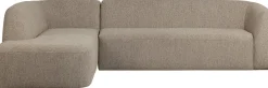 Sloping Natural Melange Hoekbank
