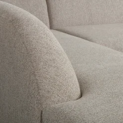 Sloping Natural Melange Hoekbank
