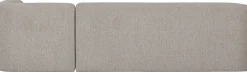 Sloping Off White Melange Hoekbank