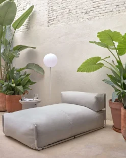 Square Outdoor Chaise Longue