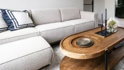 Statement Bouclé Hocker