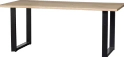 Tablo Boomstam U-poot Eettafel