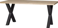Tablo Boomstam X-poot Eettafel
