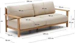 Tirant Outdoor 3-Zitsbank