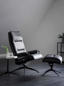 Tokyo High Relaxfauteuil + Hocker