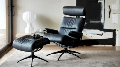 Tokyo Low Relaxfauteuil + Hocker