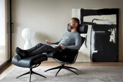 Tokyo Low Relaxfauteuil + Hocker