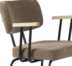 Tom Onderstel Zwart Armstoel